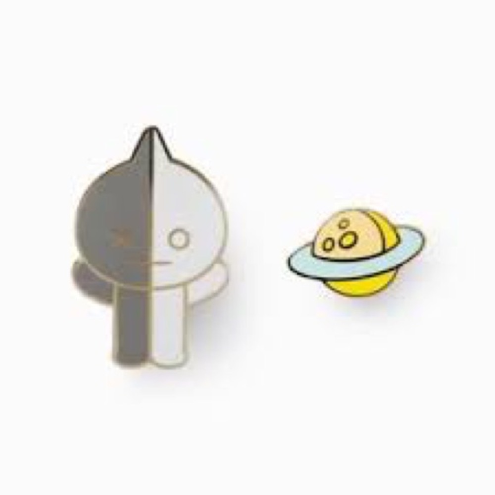 NEW official VAN metal character badge BT21